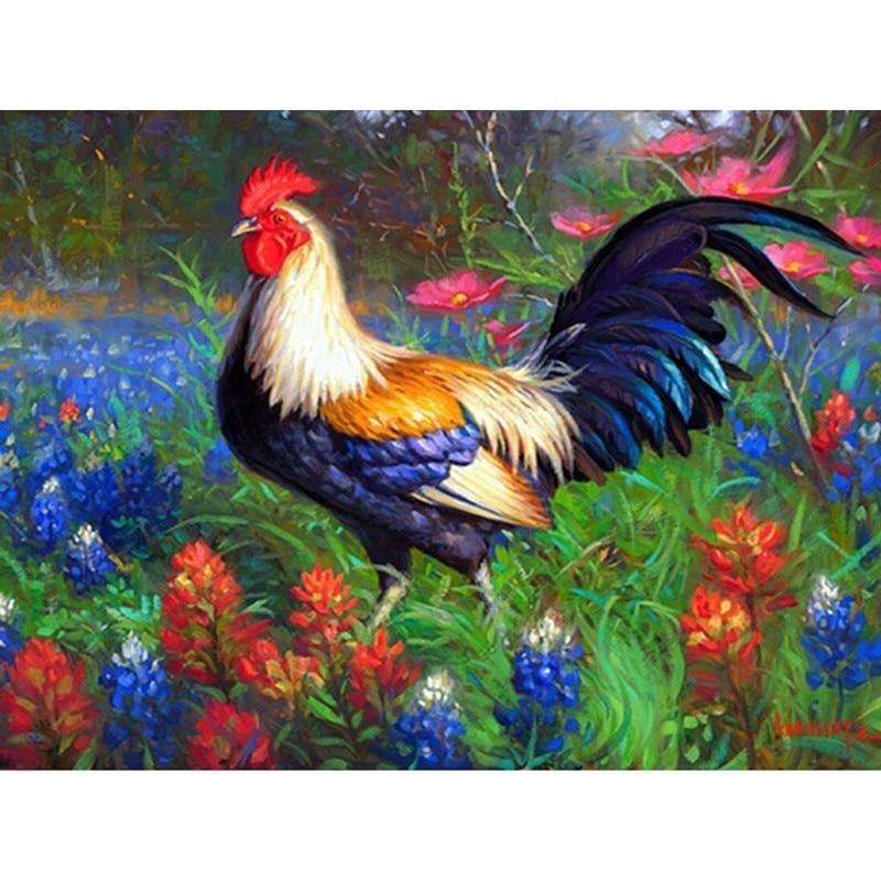 F&S Diamond Painting Store A Large Hen In The Garden