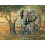 F&S Diamond Painting Store Elephant Mom And Baby