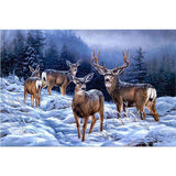 F&S Diamond Painting Store Deer In The Snow