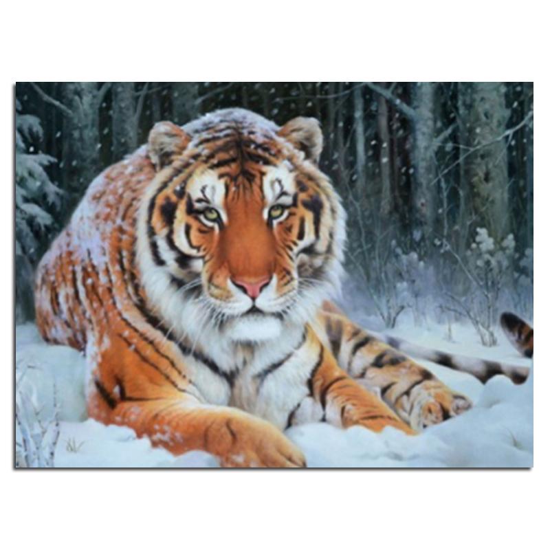F&S Diamond Painting Store Snow Tiger