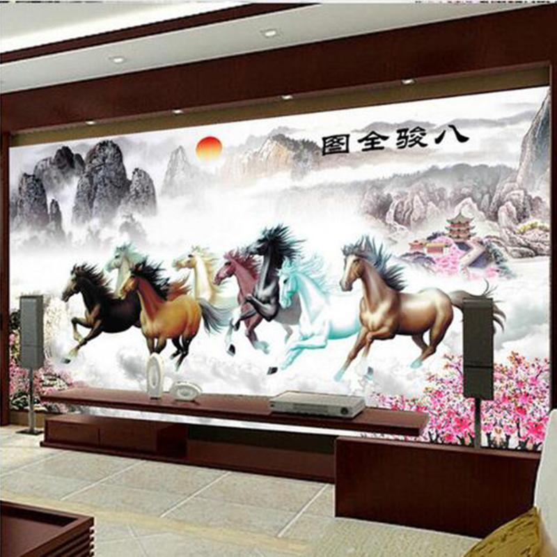 F&S Diamond Painting Store Horses in Magical Mist