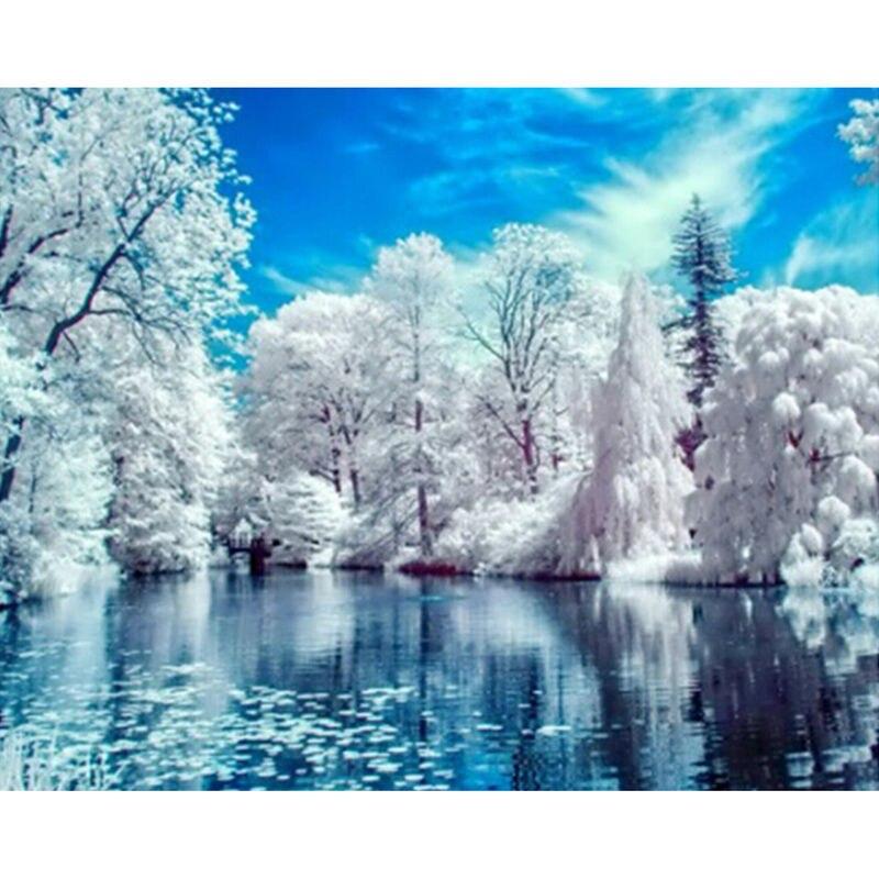F&S Diamond Painting Store Beautiful Snow Winter