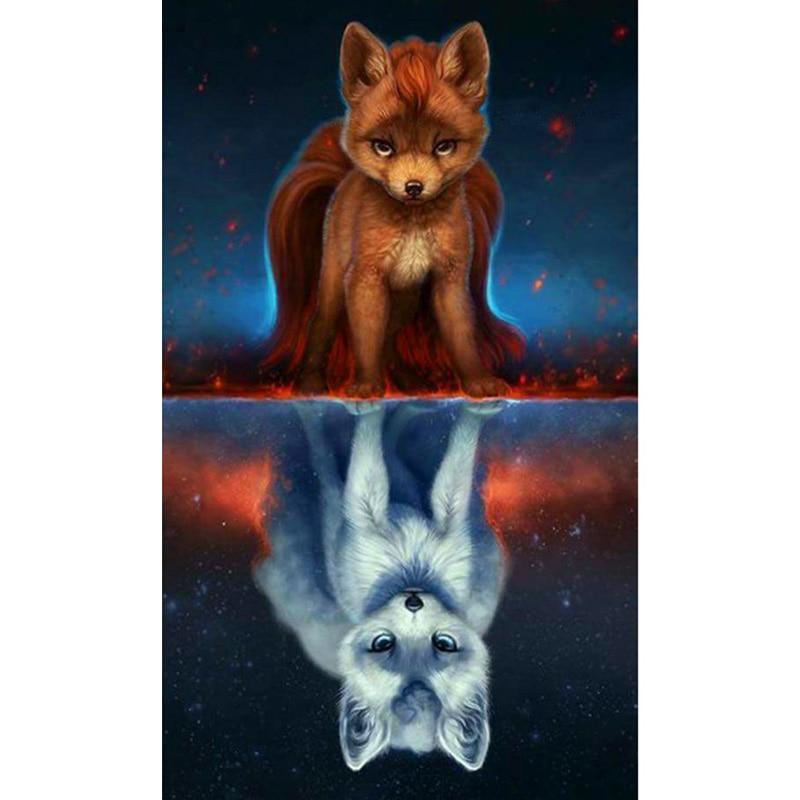 F&S Diamond Painting Store Two Foxes