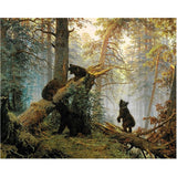 F&S Diamond Painting Store Bears in Forest
