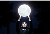 3D Print Moon Led Lamp Bulb Touch Switch