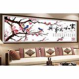 F&S Diamond Painting Store Blue Jay in Blossom