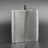 Portable stainless steel hip flask flagon
