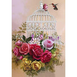 F&S Diamond Painting Store Birds & Flowers at a Cage