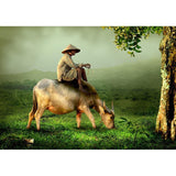 F&S Diamond Painting Store Shepherd Boy And Cow