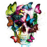 F&S Diamond Painting Store Skull Butterfly
