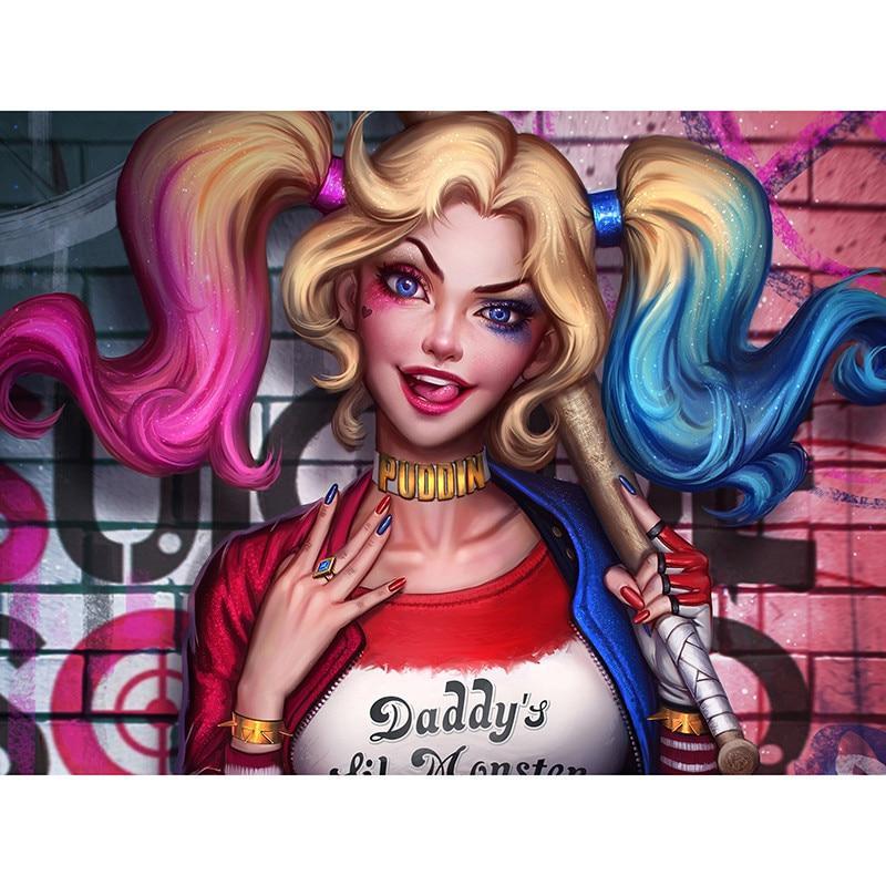 F&S Diamond Painting Store Colorful Clown girl