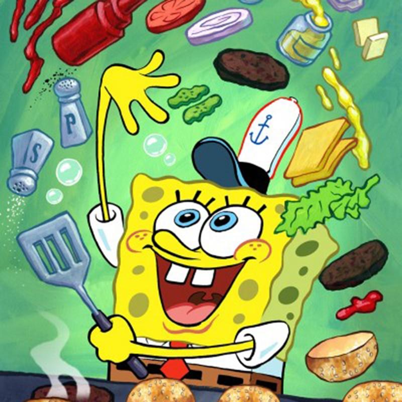 F&S Diamond Painting Store Spongebob Cooking