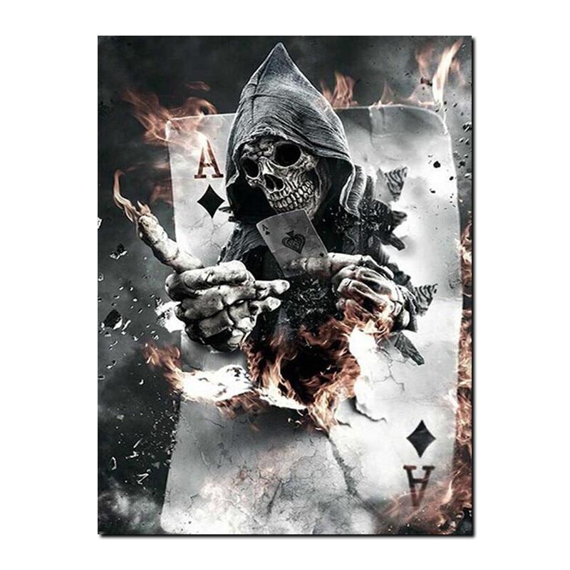 F&S Diamond Painting Store Skull map