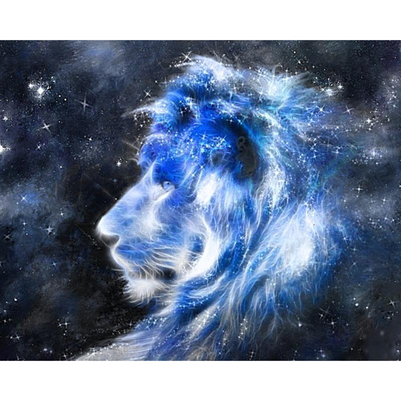 F&S Diamond Painting Store Lion in the Stars