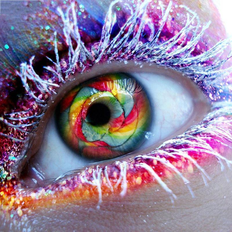 F&S Diamond Painting Store Colored Fantasy Eyes