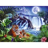 F&S Diamond Painting Store Tiger And Waterfall