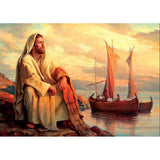 F&S Diamond Painting Store Jesus And Boat