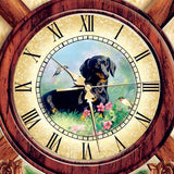 F&S Diamond Painting Store Clock And Dog