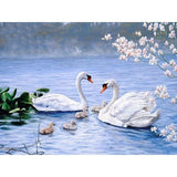 F&S Diamond Painting Store Happiness Swan Lake