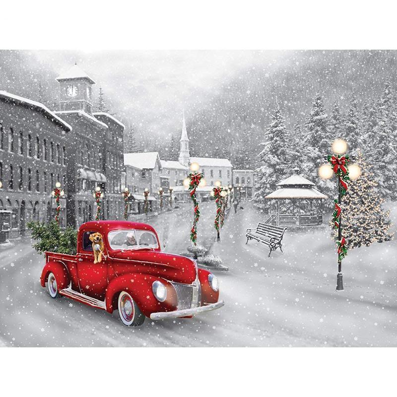 F&S Diamond Painting Store Christmas Snow Street