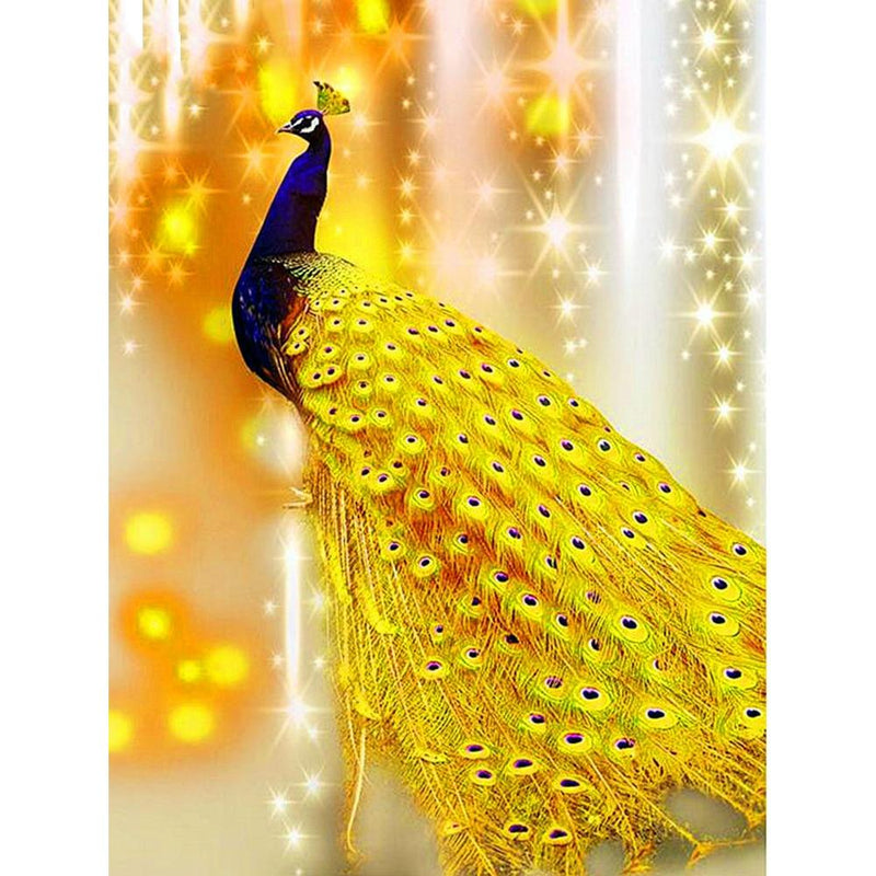 F&S Diamond Painting Store Yellow peacock