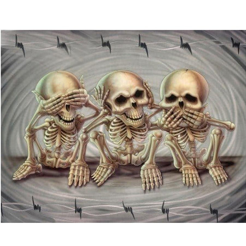 F&S Diamond Painting Store Skulls Halloween