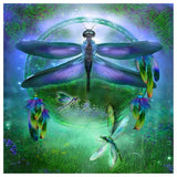 F&S Diamond Painting Store Dragonflies Flying On The Water