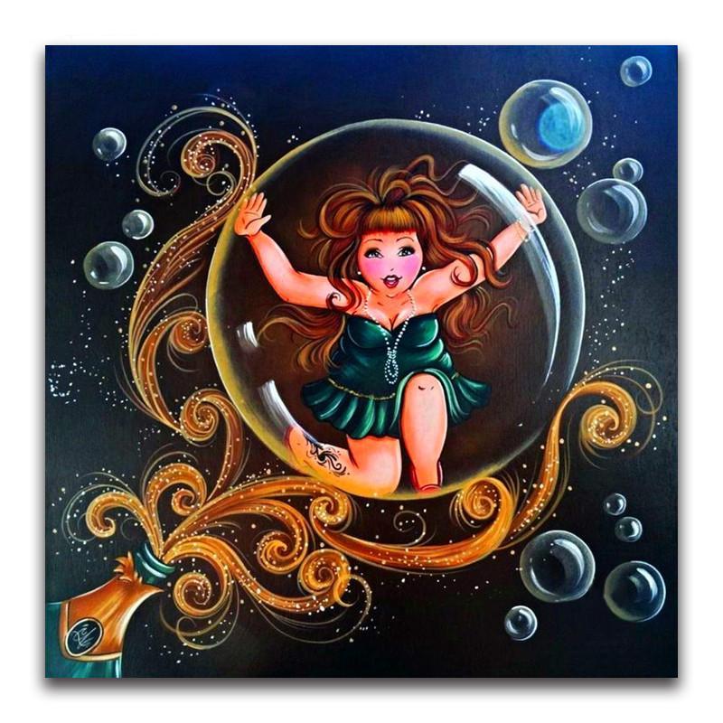 F&S Diamond Painting Store Fat Lady In The Bubble