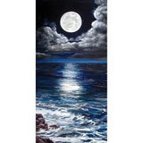F&S Diamond Painting Store Moon Sea Landscape