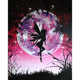 F&S Diamond Painting Store Butterfly fairy at Full Moon
