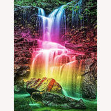 F&S Diamond Painting Store Rainbow Waterfall Landscape