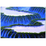 F&S Diamond Painting Store Blue Waterfall