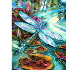 F&S Diamond Painting Store Colorful Dragonfly