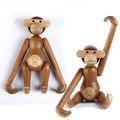 Nordic Denmark Craft Arts Monkey Solid Teak Wood Joint Figurines