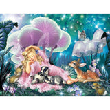 F&S Diamond Painting Store Flower Fairy with Deer