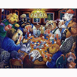 F&S Diamond Painting Store Dogs with Playing Cards