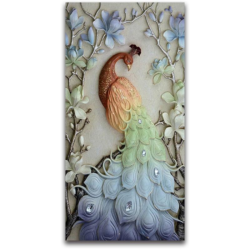 F&S Diamond Painting Store Christmas Wall Decor Peacock