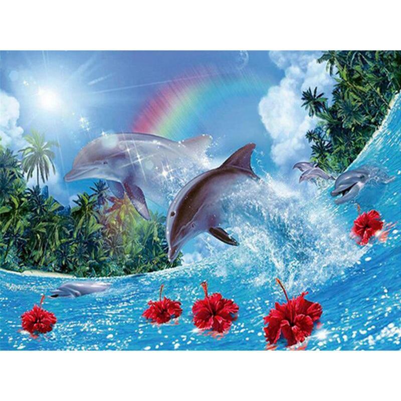 F&S Diamond Painting Store Dolphins have Fun