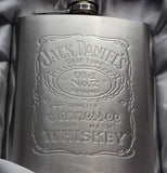 Portable stainless steel hip flask flagon