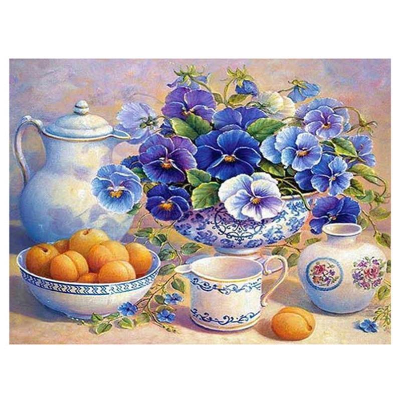 F&S Diamond Painting Store Kitchen Flower Teapot