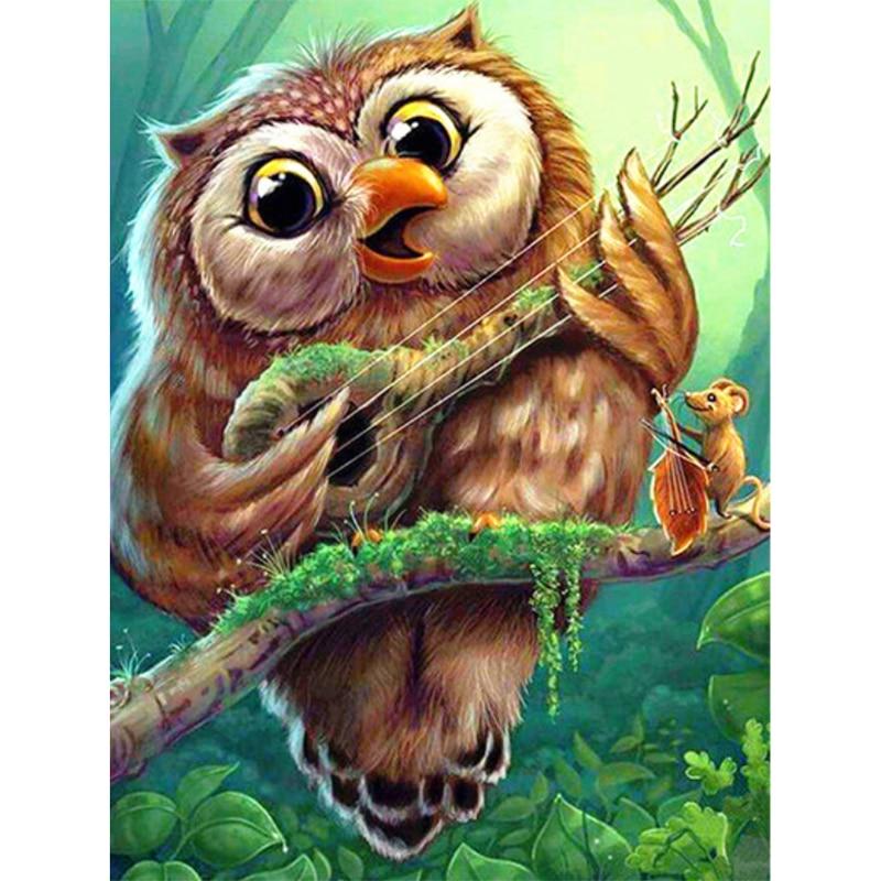 F&S Diamond Painting Store Owl And Mouse
