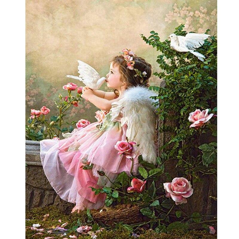 F&S Diamond Painting Store Fairy & Pigeons
