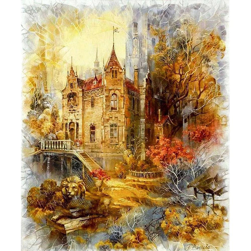 F&S Diamond Painting Store Oil painting Castle