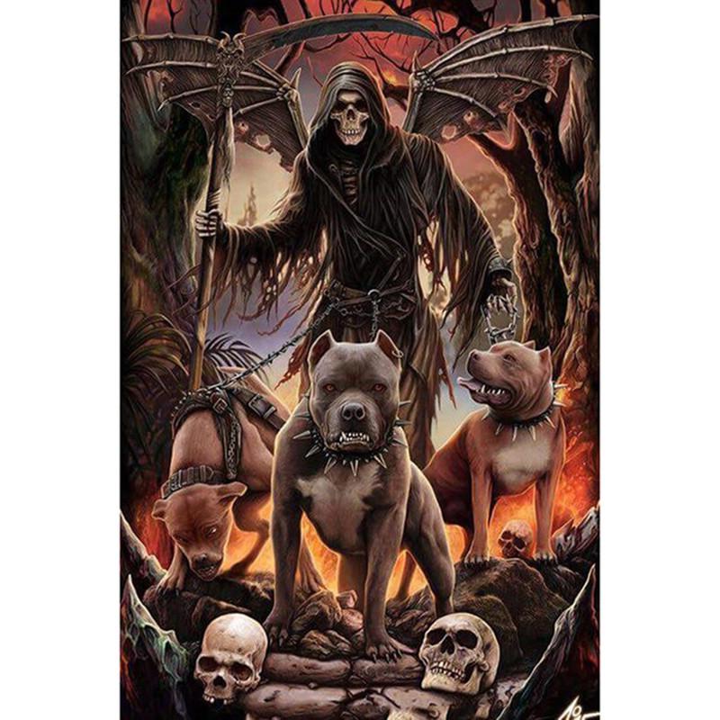 F&S Diamond Painting Store Horror Skull