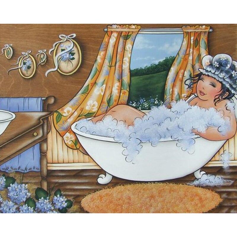 F&S Diamond Painting Store Fat Lady In The Bathroom