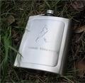 Portable stainless steel hip flask flagon