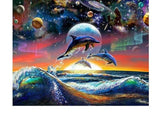 F&S Diamond Painting Store Dolphin between Planets