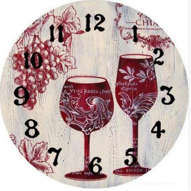 F&S Diamond Painting Store Round Clock