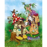 F&S Diamond Painting Store Gnomes Drink Tea