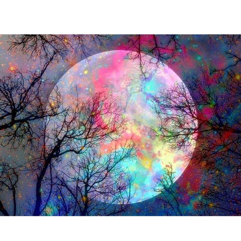 F&S Diamond Painting Store Rainbow Moon